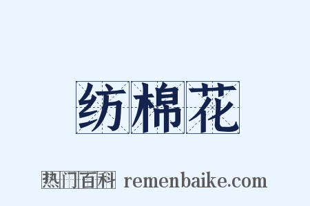 纺棉花是什么意思的图片